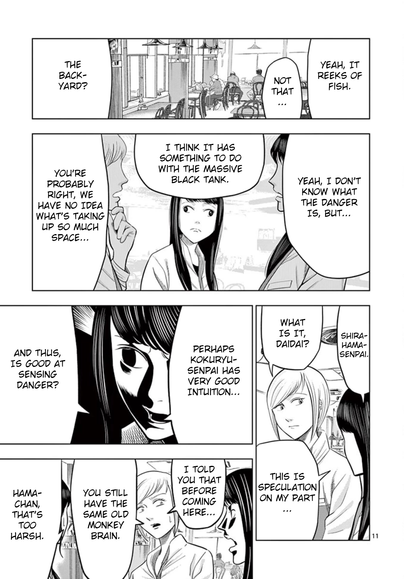 Shady Part-Time Jobs: No Escape Chapter 22 page 11 - Chapter 22: Aquarium Staff ①