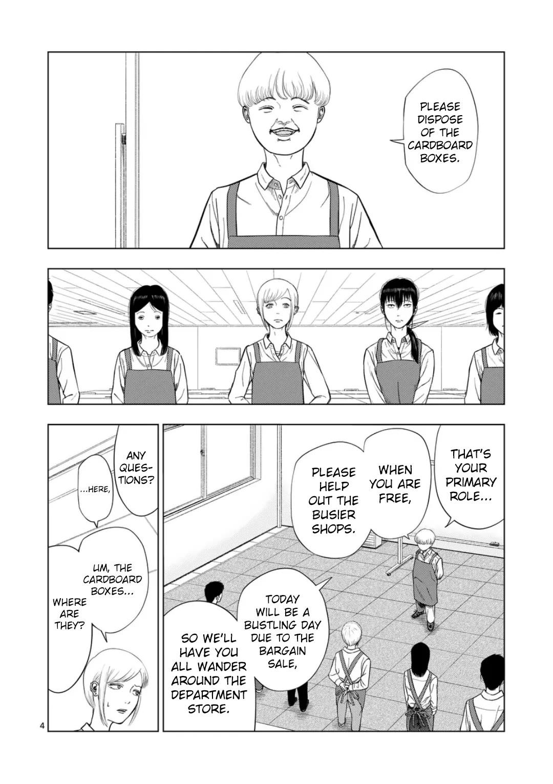 Shady Part-Time Jobs: No Escape Chapter 222 page 3 - Chapter 222: Department Store Staff ①