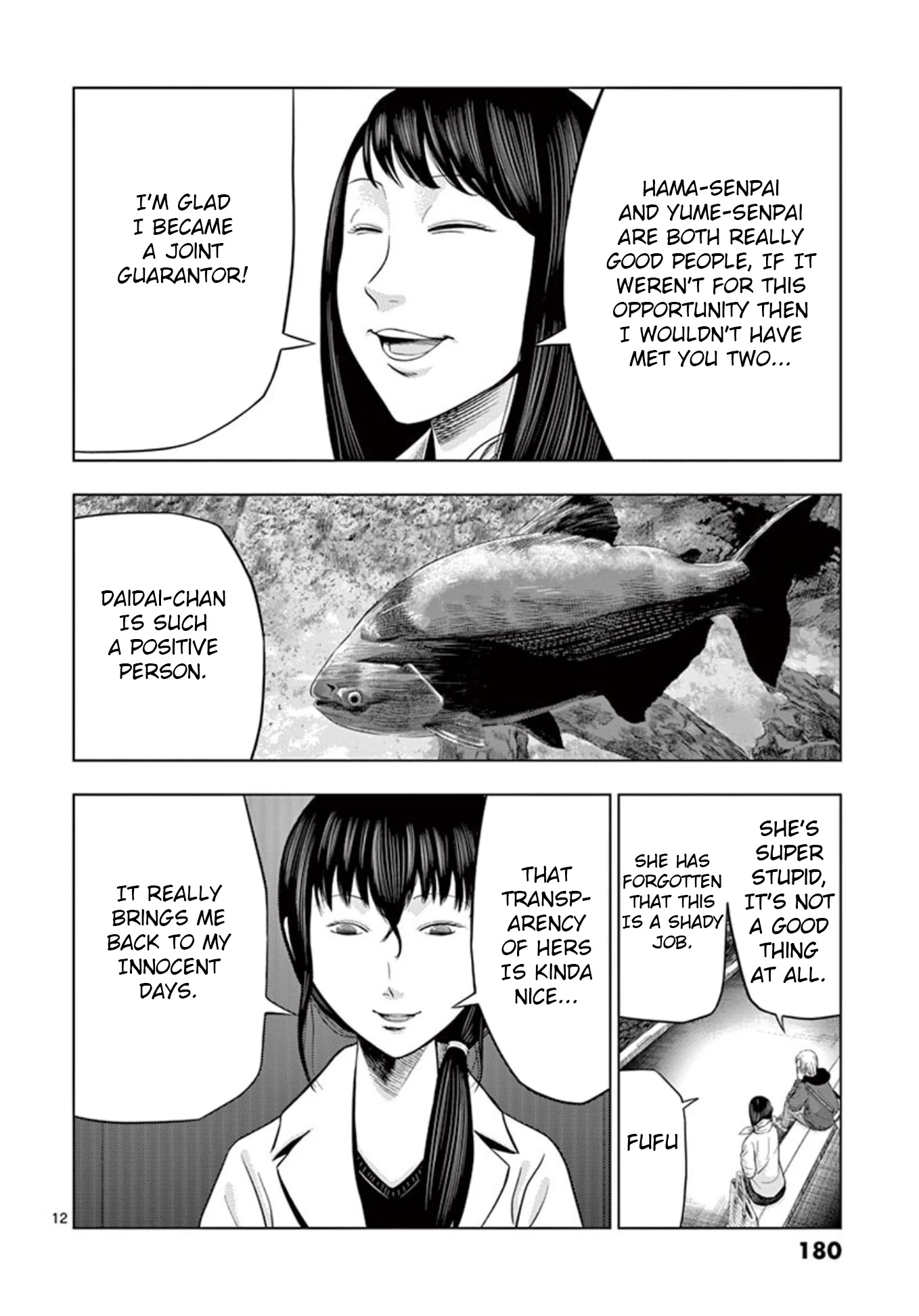 Shady Part-Time Jobs: No Escape Chapter 23 page 12 - Chapter 23: Aquarium Staff ②