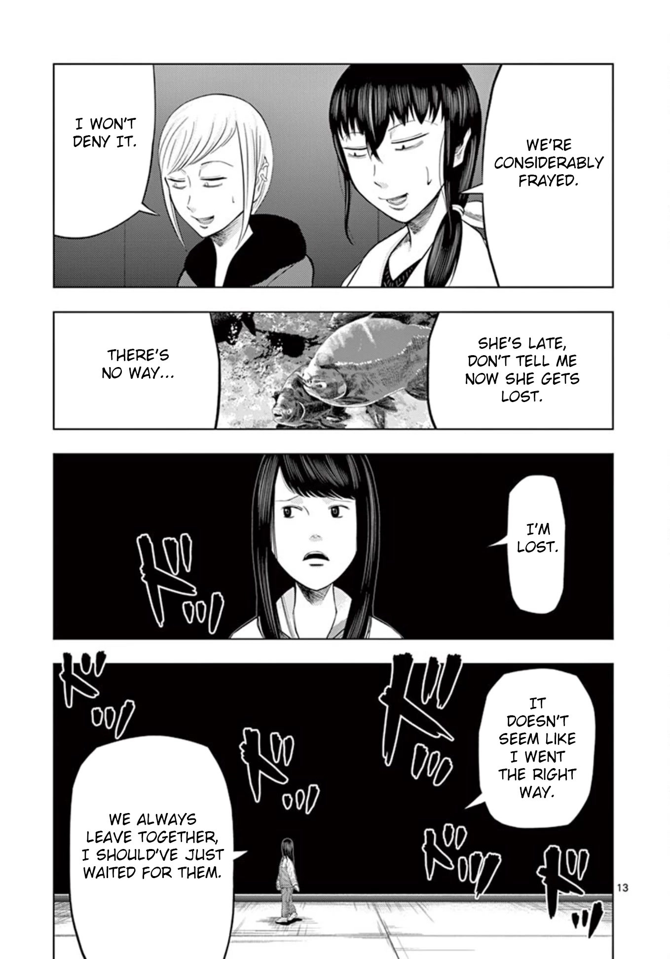 Shady Part-Time Jobs: No Escape Chapter 23 page 13 - Chapter 23: Aquarium Staff ②