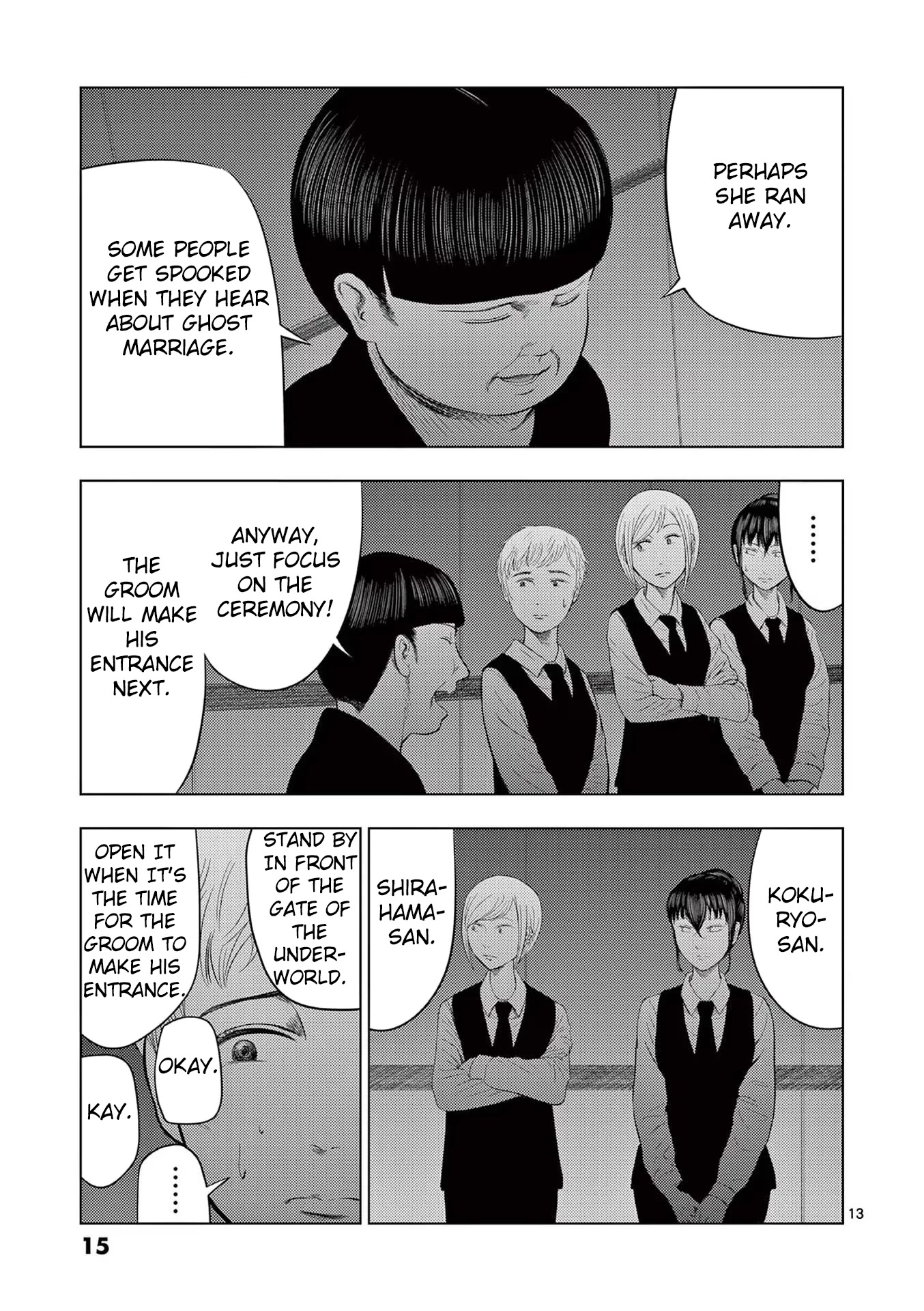 Shady Part-Time Jobs: No Escape Chapter 37 page 13 - Chapter 37: Bridal Staff ①