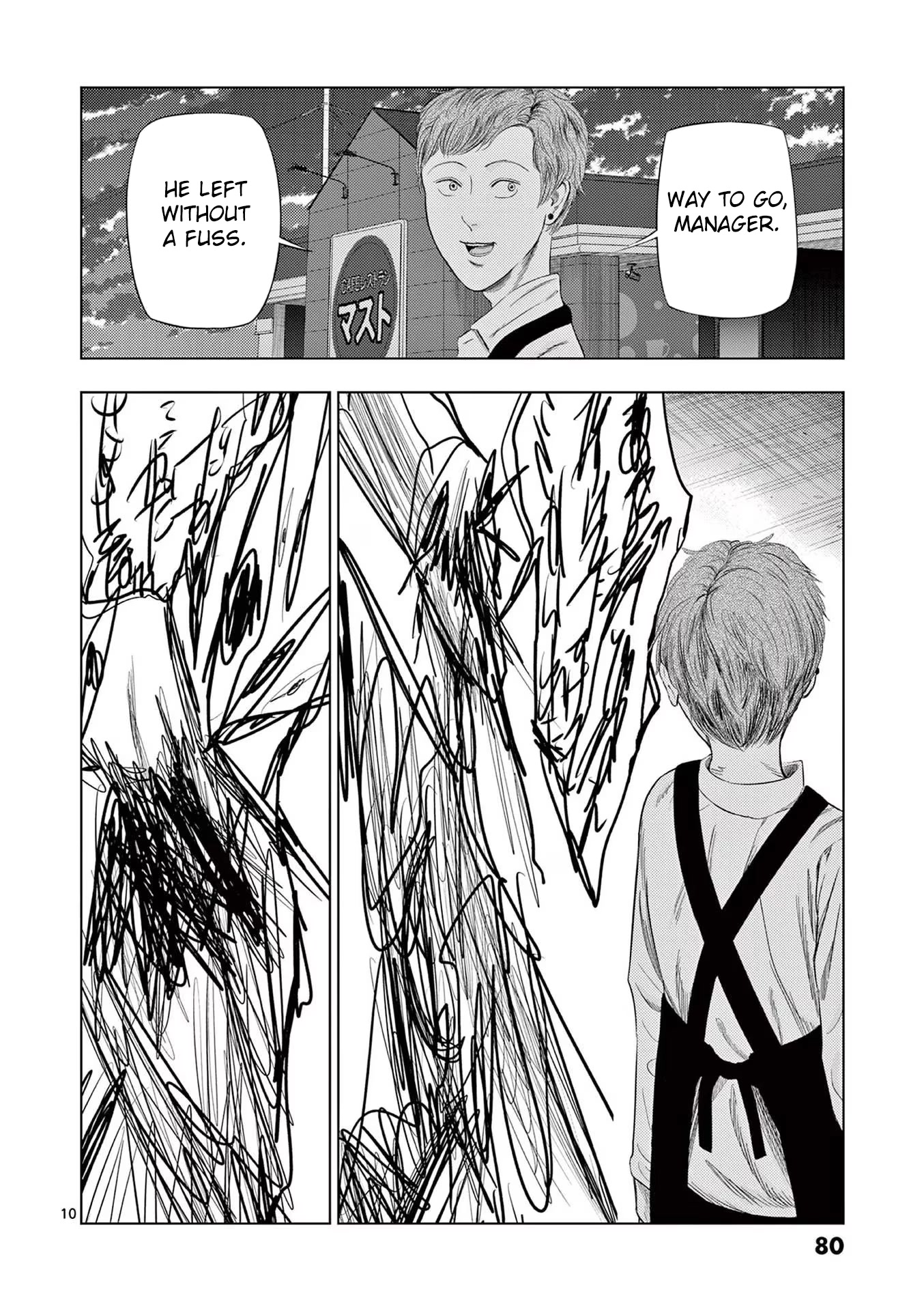 Shady Part-Time Jobs: No Escape Chapter 41 page 10 - Chapter 41: Family Restaurant Clerk ②
