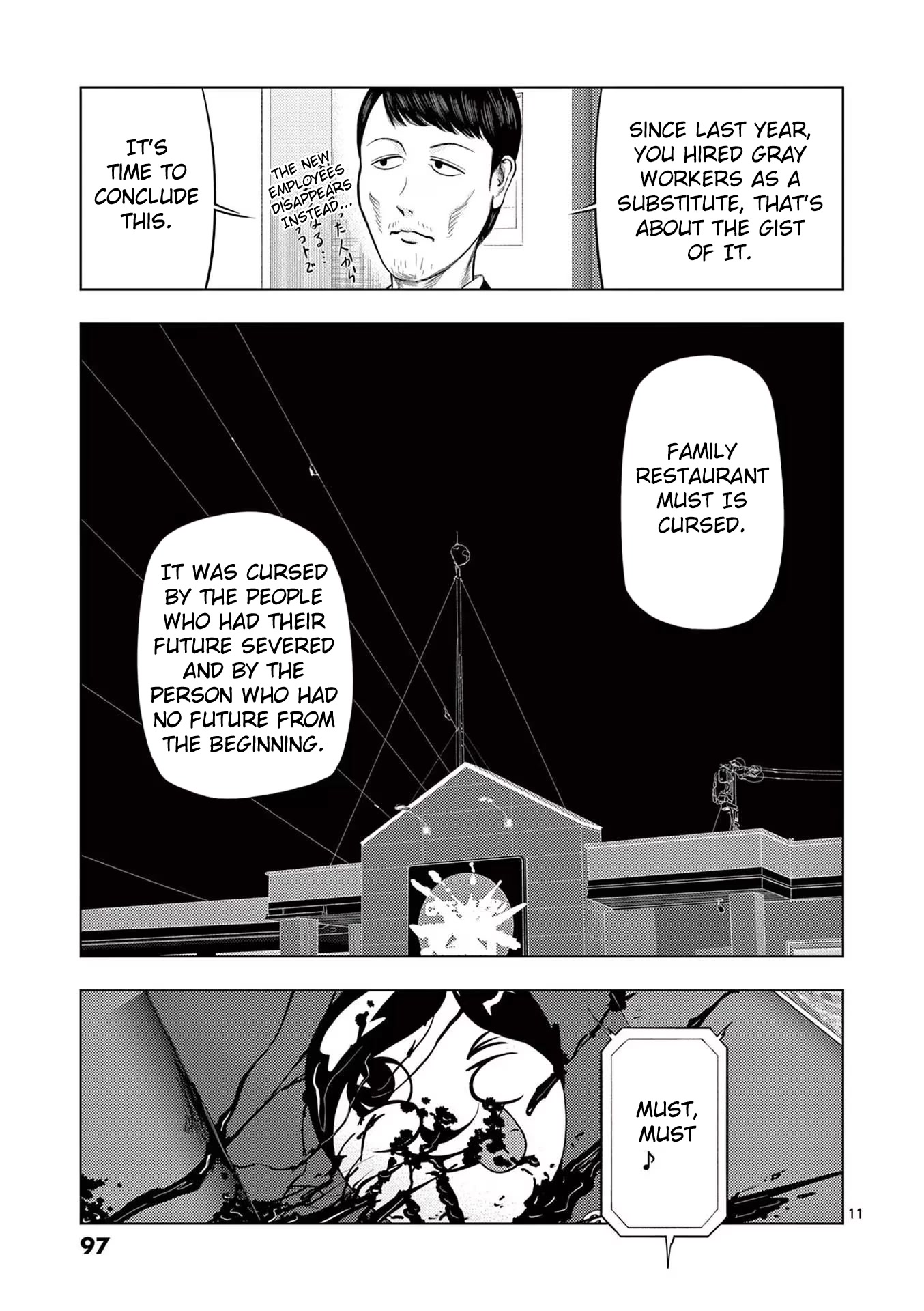 Shady Part-Time Jobs: No Escape Chapter 42 page 11 - Chapter 42: Family Restaurant Employee ③