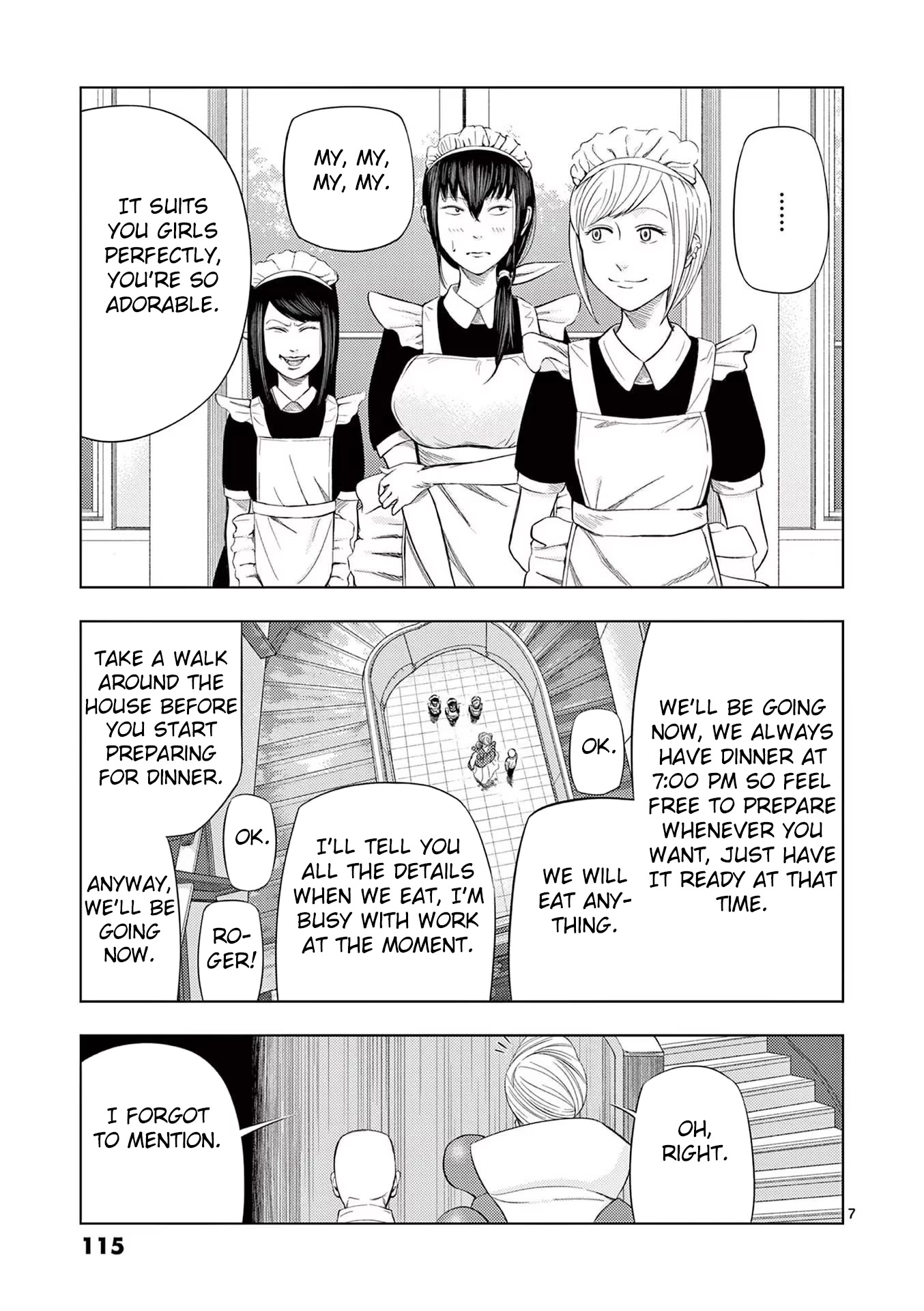Shady Part-Time Jobs: No Escape Chapter 43 page 7 - Chapter 43: Maid ①