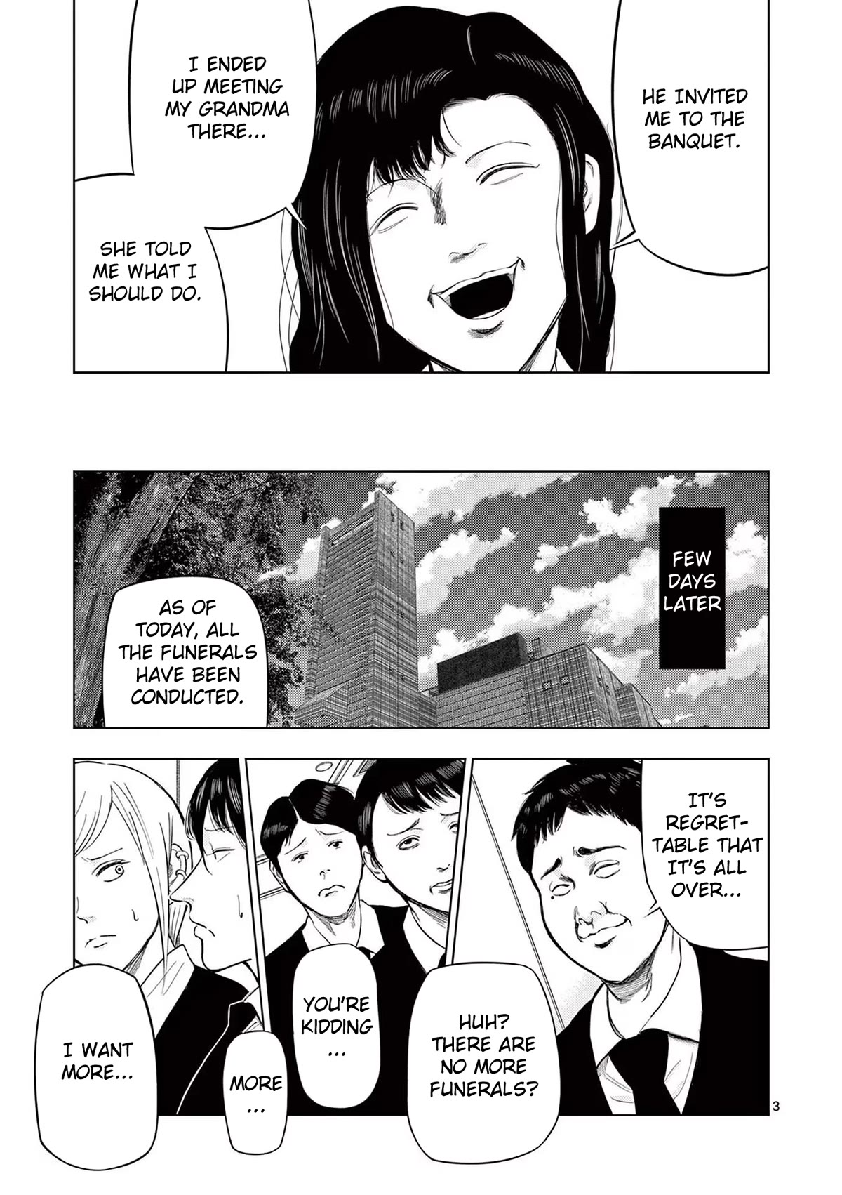 Shady Part-Time Jobs: No Escape Chapter 53 page 3 - Chapter 53: Funeral Hall Staff ③