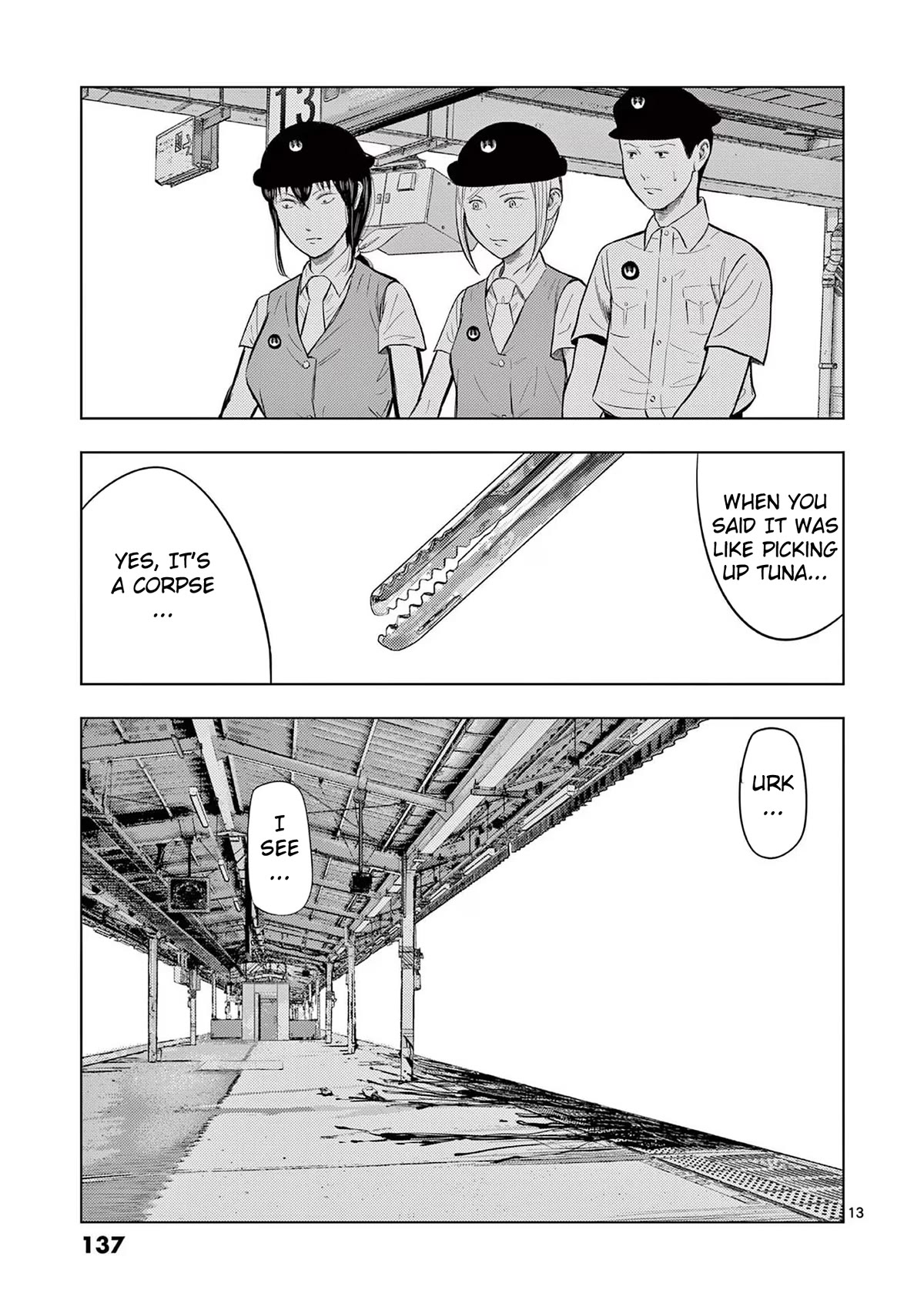 Shady Part-Time Jobs: No Escape Chapter 55 page 13 - Chapter 55: Train Station Staff ②