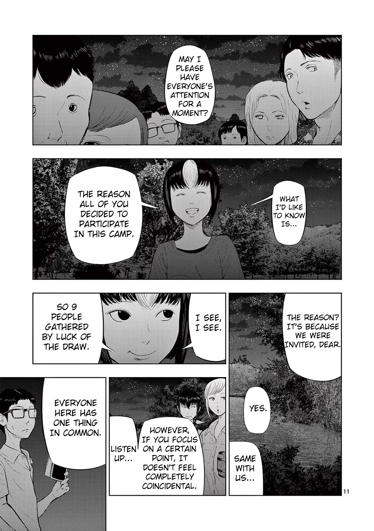 Shady Part-Time Jobs: No Escape Chapter 60 page 11 - Chapter 60: Campsite Staff ①
