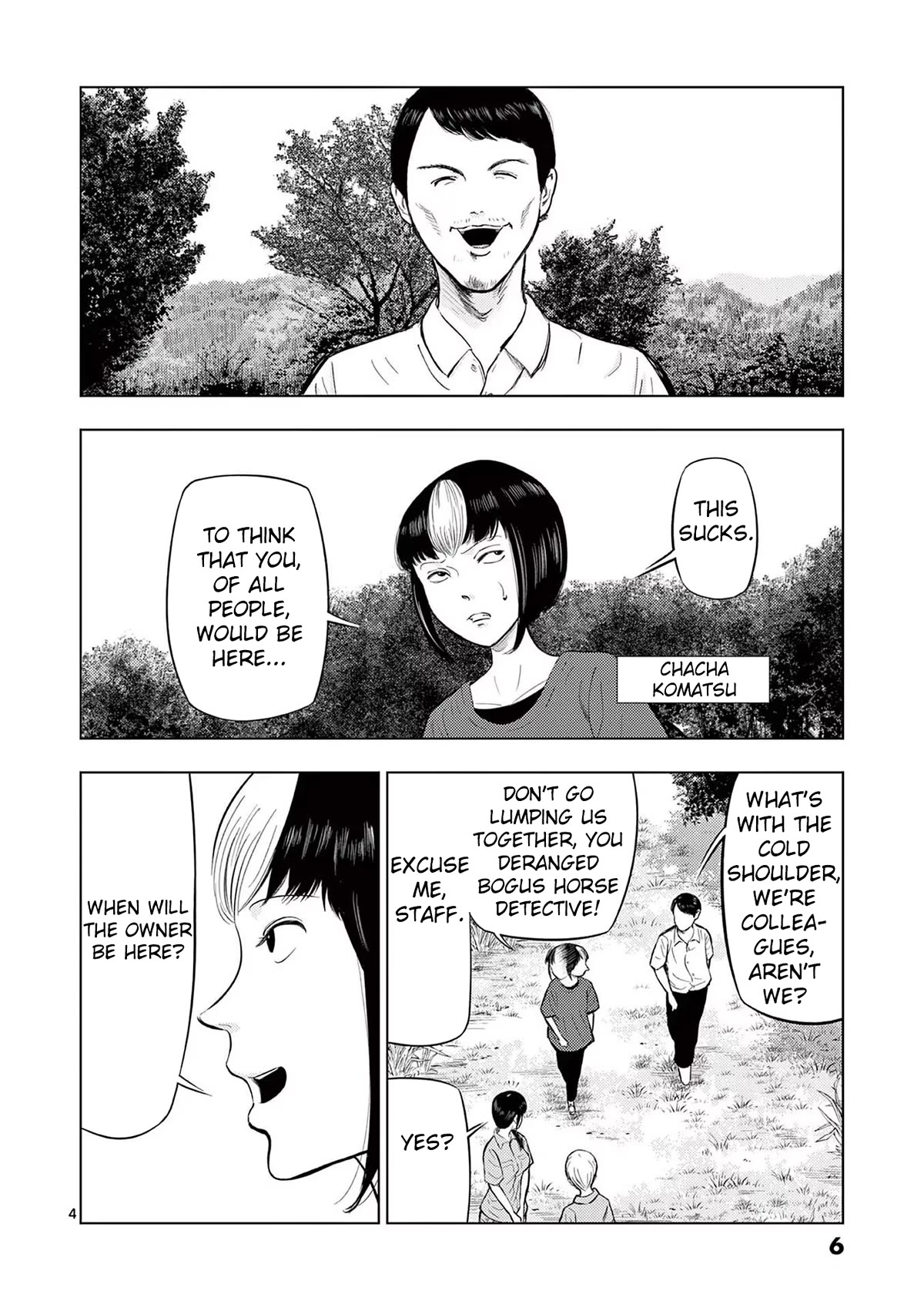 Shady Part-Time Jobs: No Escape Chapter 60 page 4 - Chapter 60: Campsite Staff ①
