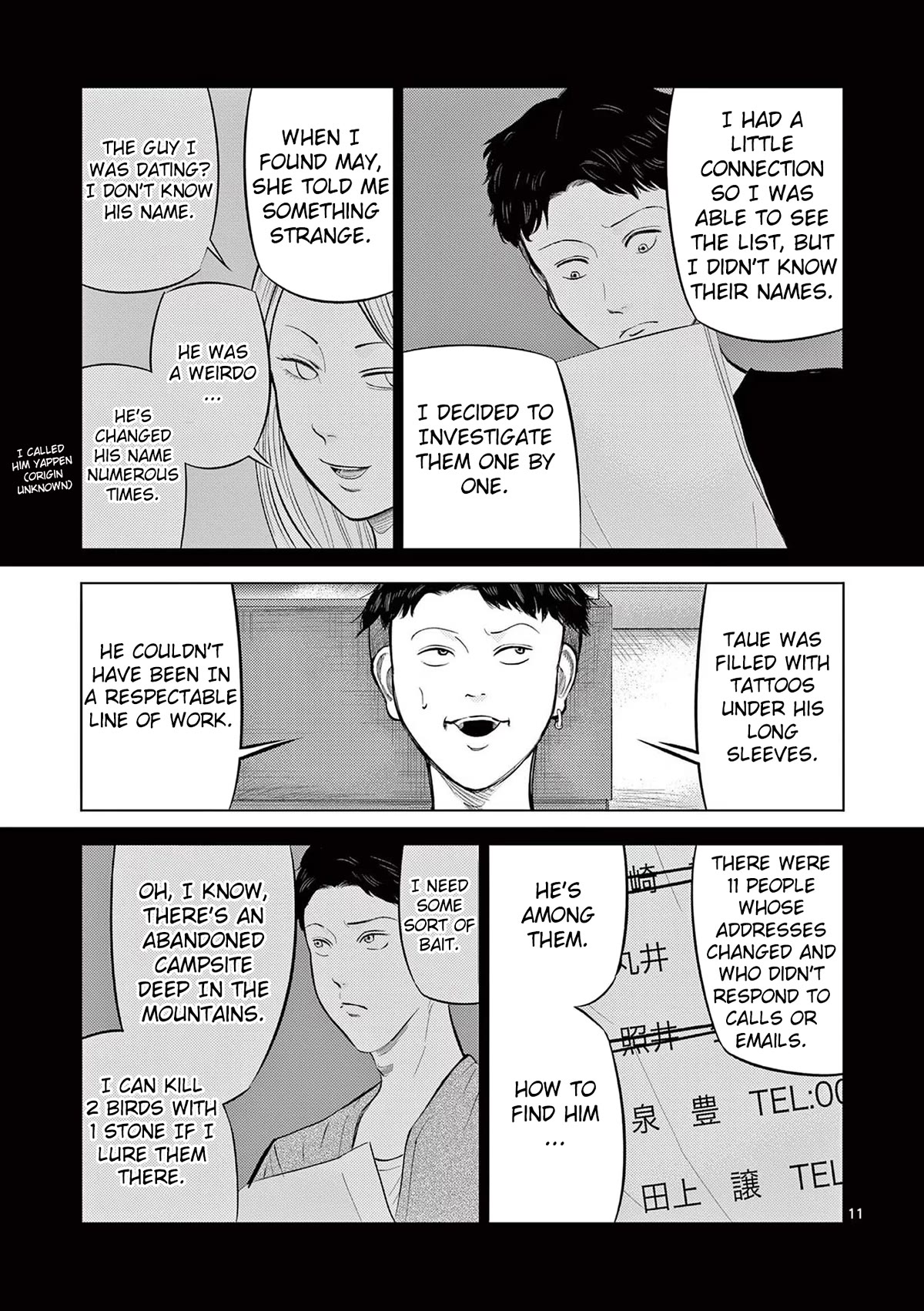 Shady Part-Time Jobs: No Escape Chapter 62 page 11 - Chapter 62: Campsite Staff ③