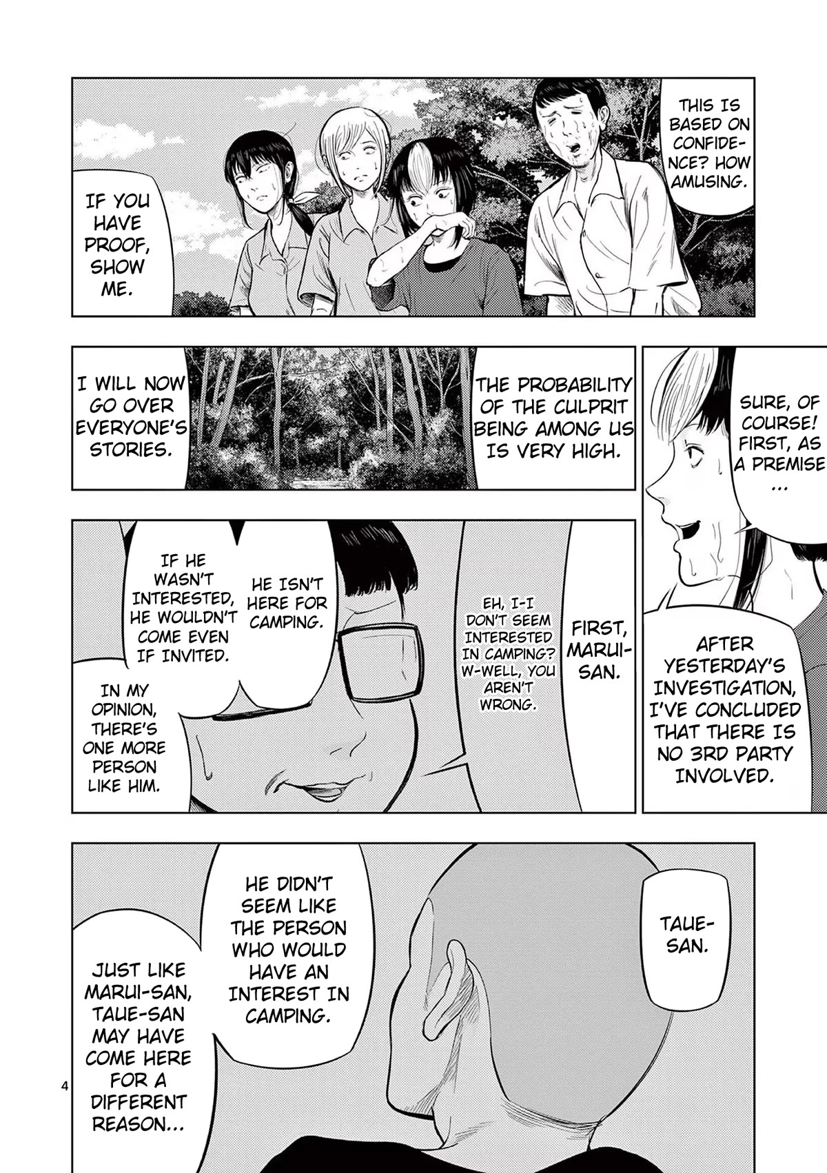 Shady Part-Time Jobs: No Escape Chapter 62 page 4 - Chapter 62: Campsite Staff ③