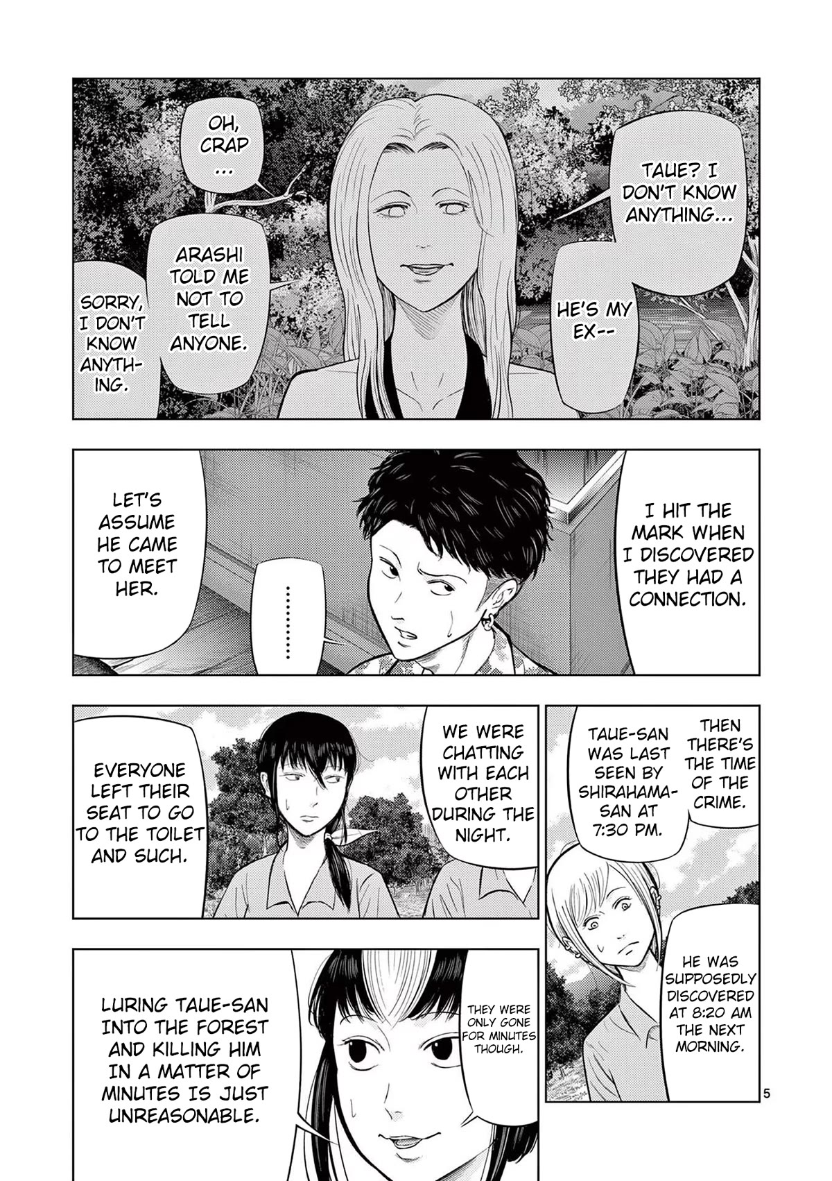 Shady Part-Time Jobs: No Escape Chapter 62 page 5 - Chapter 62: Campsite Staff ③