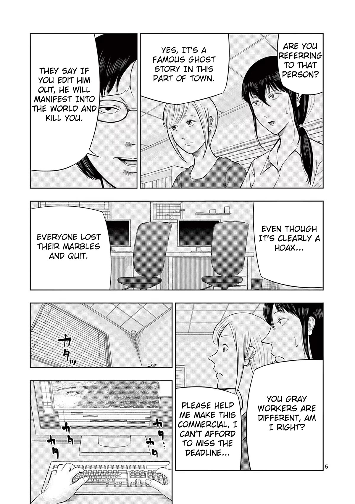 Shady Part-Time Jobs: No Escape Chapter 65 page 5 - Chapter 65: Video Editing