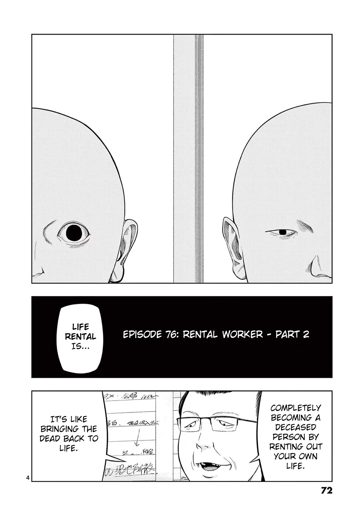 Shady Part-Time Jobs: No Escape Chapter 76 page 4 - Chapter 76: Rental Worker ②