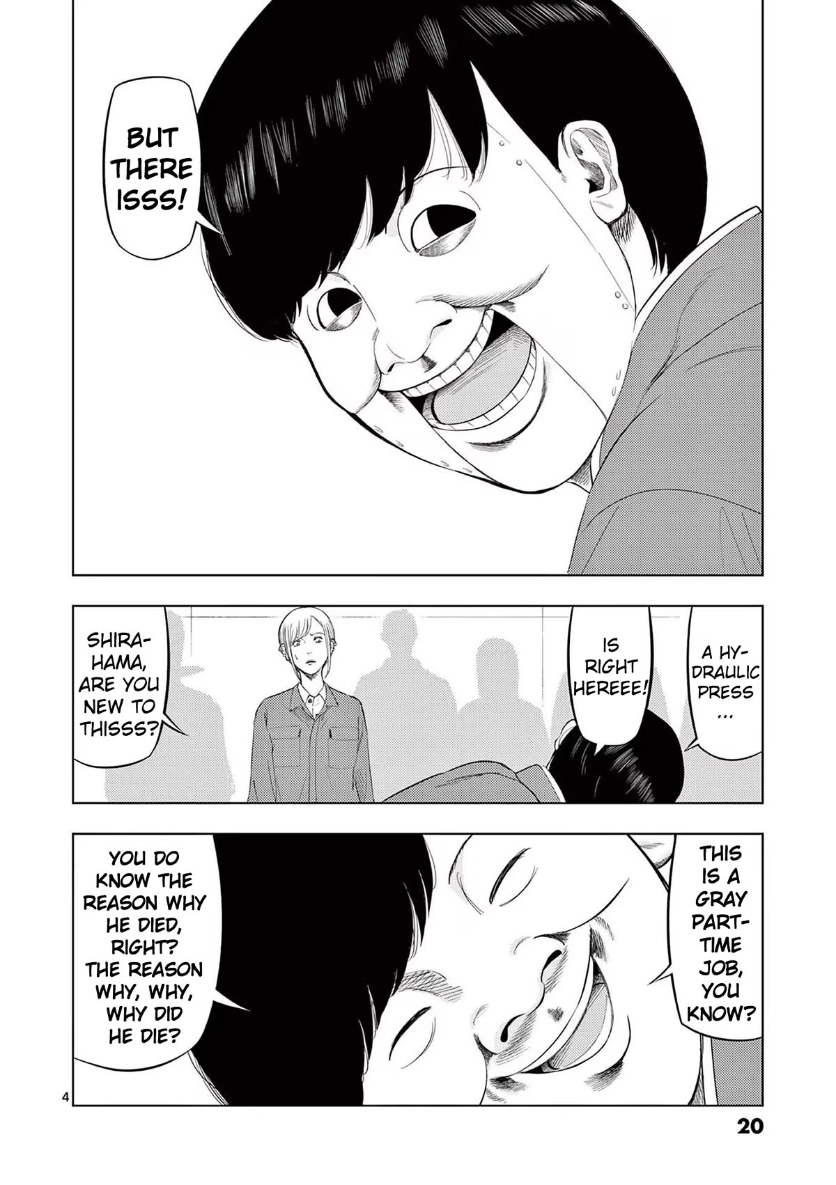 Shady Part-Time Jobs: No Escape Chapter 85 page 4 - Chapter 85: Factory Worker ②