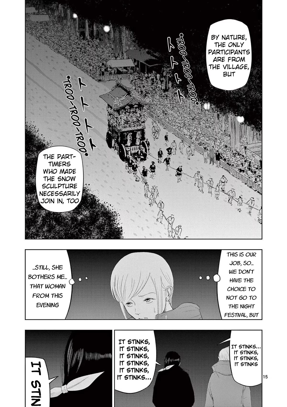 Shady Part-Time Jobs: No Escape Chapter 90 page 15 - Chapter 90: Snow Festival Staff ①