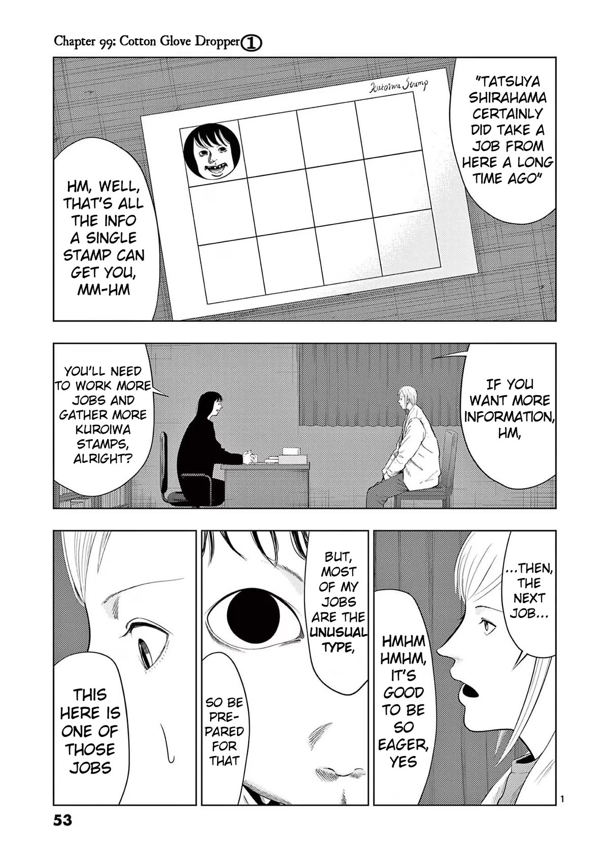 Shady Part-Time Jobs: No Escape Chapter 99 page 1 - Chapter 99: Cotton Glove Dropper ①