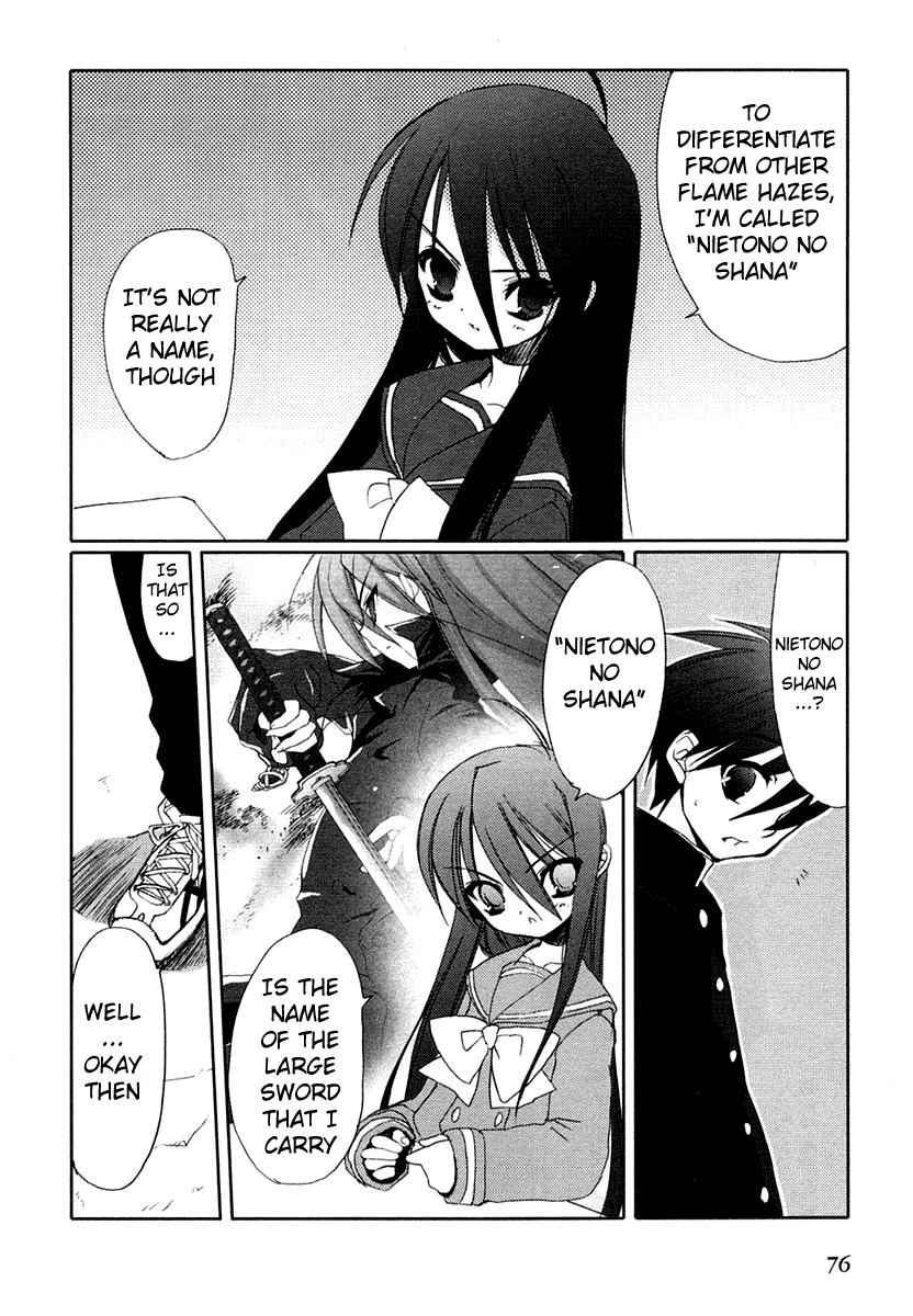 Shakugan no Shana Chapter 3 page 10 - Chapter 3: Dusk of the Dawn