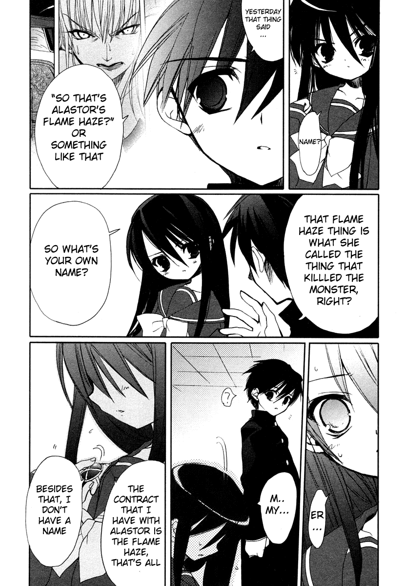 Shakugan no Shana Chapter 3 page 9 - Chapter 3: Dusk of the Dawn