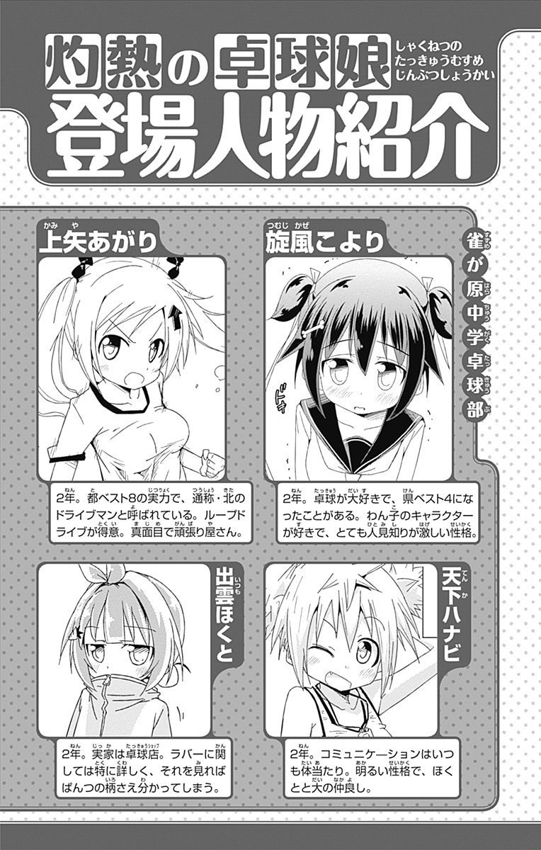 Shakunetsu no Takkyu Musume Chapter 11.1 page 3 - Chapter 11.1: Volume 3 Extras