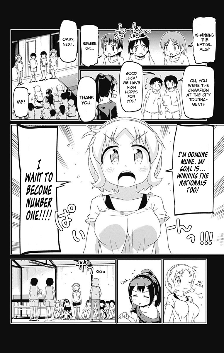 Shakunetsu no Takkyu Musume Chapter 12 page 6 - Chapter 12: Our Table Tennis