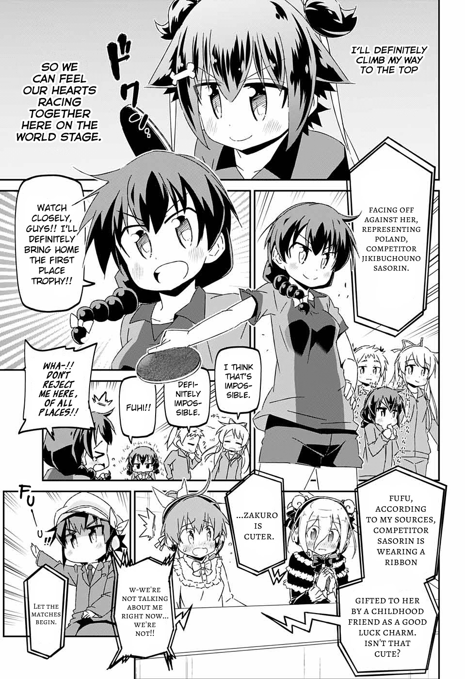 Shakunetsu no Takkyu Musume Chapter 27.5 page 4 - Chapter 27.5: The Table Tennis World Tournament