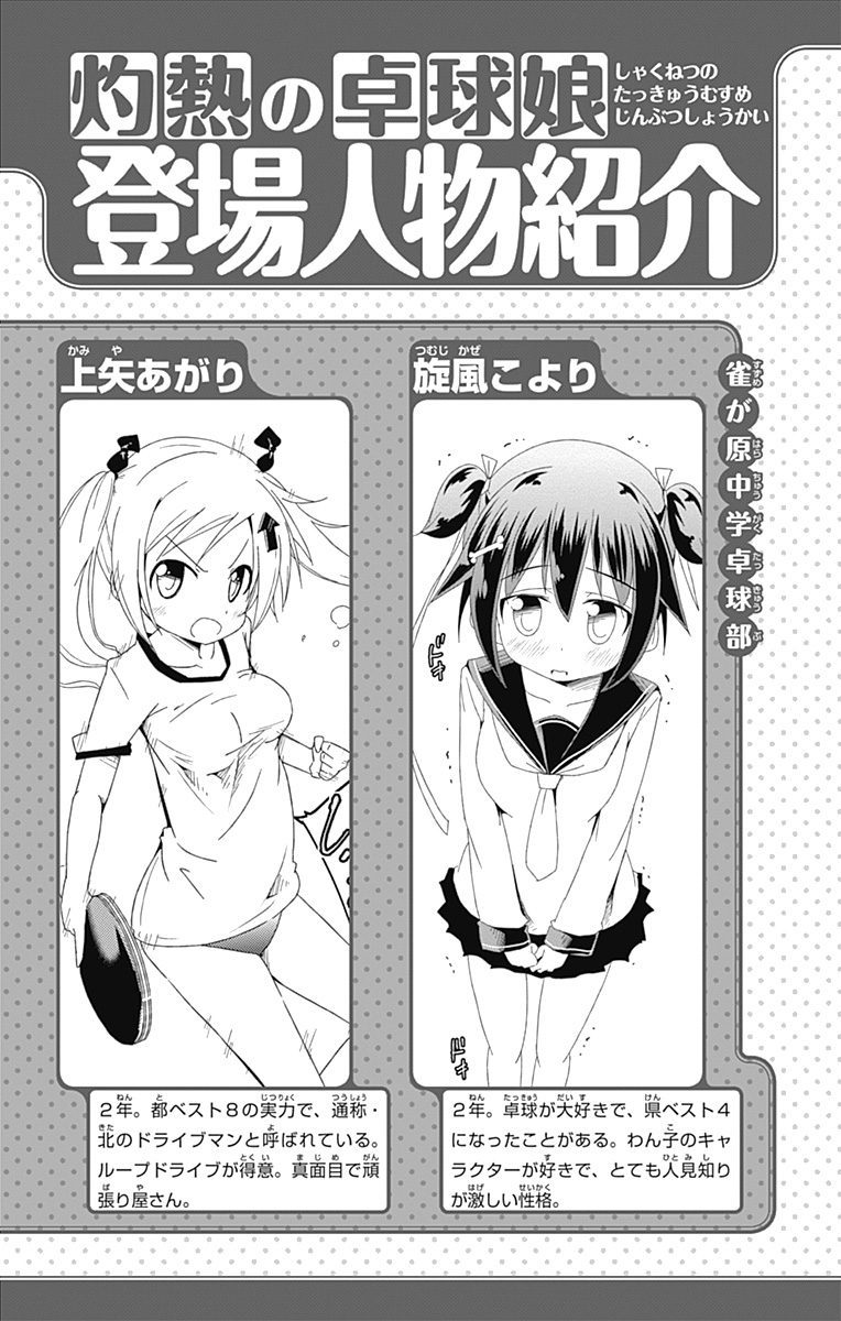 Shakunetsu no Takkyu Musume Chapter 7.1 page 3 - Chapter 7.1: Volume 2 Extras