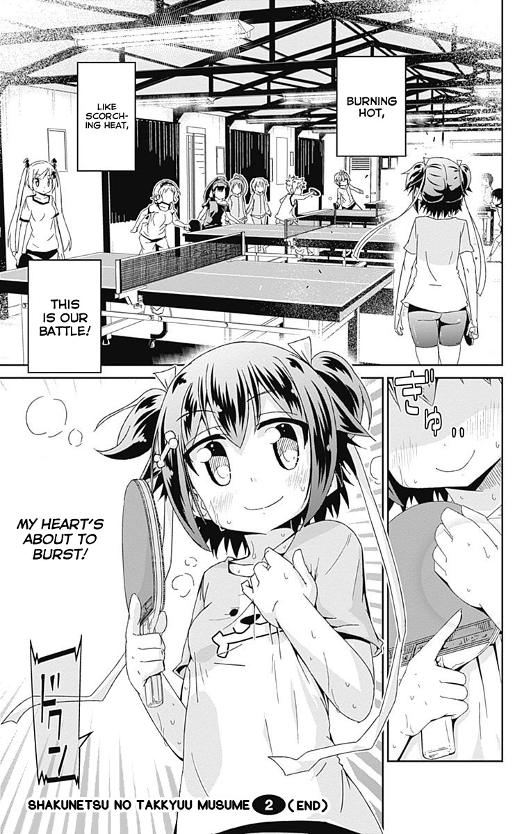 Shakunetsu no Takkyu Musume Chapter 7 page 34 - Chapter 7: Tsubame Girls' Academy's Table Tennis Club