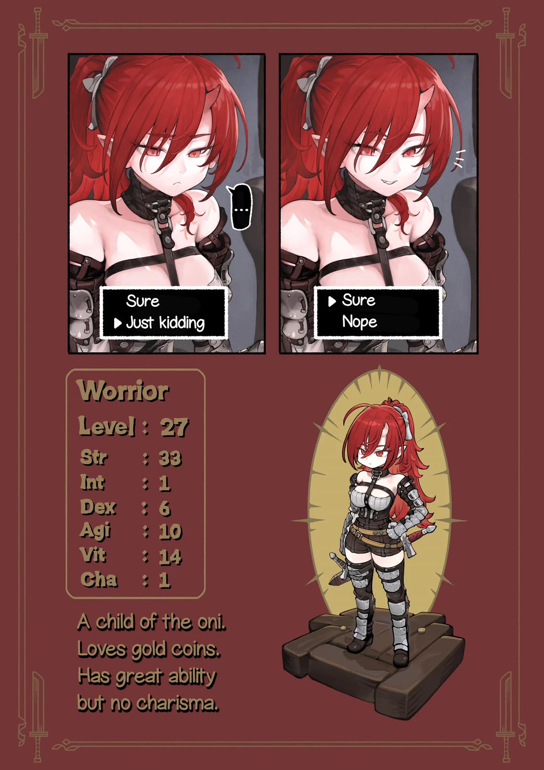 Shall We Form a Party? Chapter 5 page 2 - Chapter 5: Warrior-chan