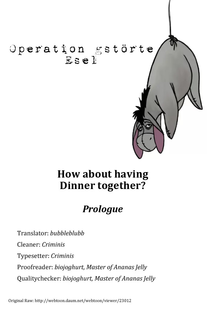 Shall We Have Dinner Tonight? Chapter 0 page 2 - Chapter 0: Prologue