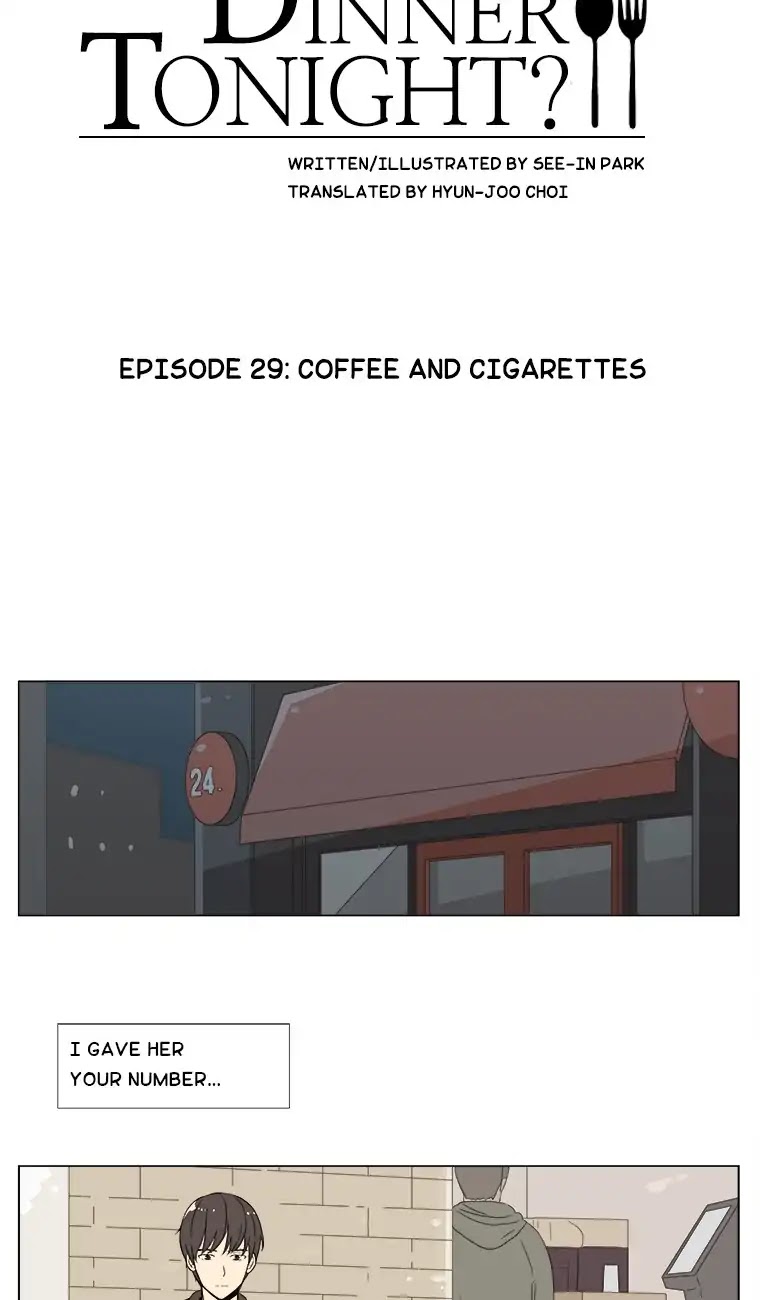 Shall We Have Dinner Tonight? Chapter 29 page 10 - Chapter 29: Coffee and Cigarettes (1)