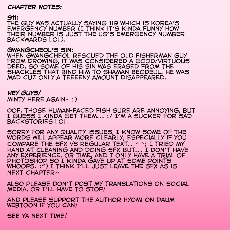 Shaman Girl Chapter 27 page 35 - Chapter 27: The Tale of the Human-Faced Fish Pt.4
