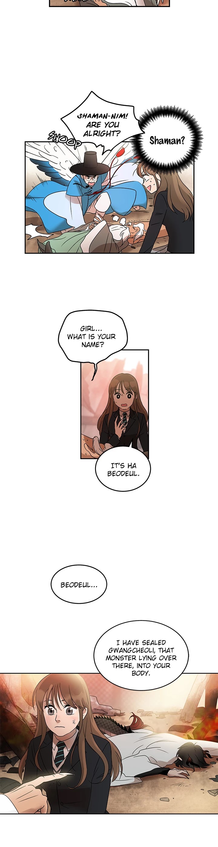 Shaman Girl Chapter 4 page 12 - Chapter 4: This Can't be Happening!