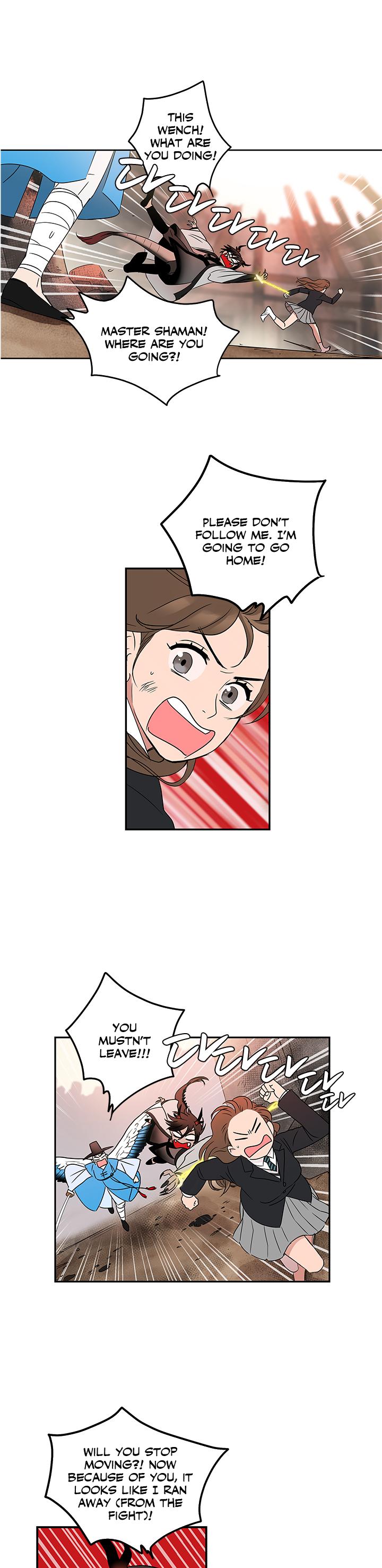 Shaman Girl Chapter 5 page 5 - Chapter 5: The way home!