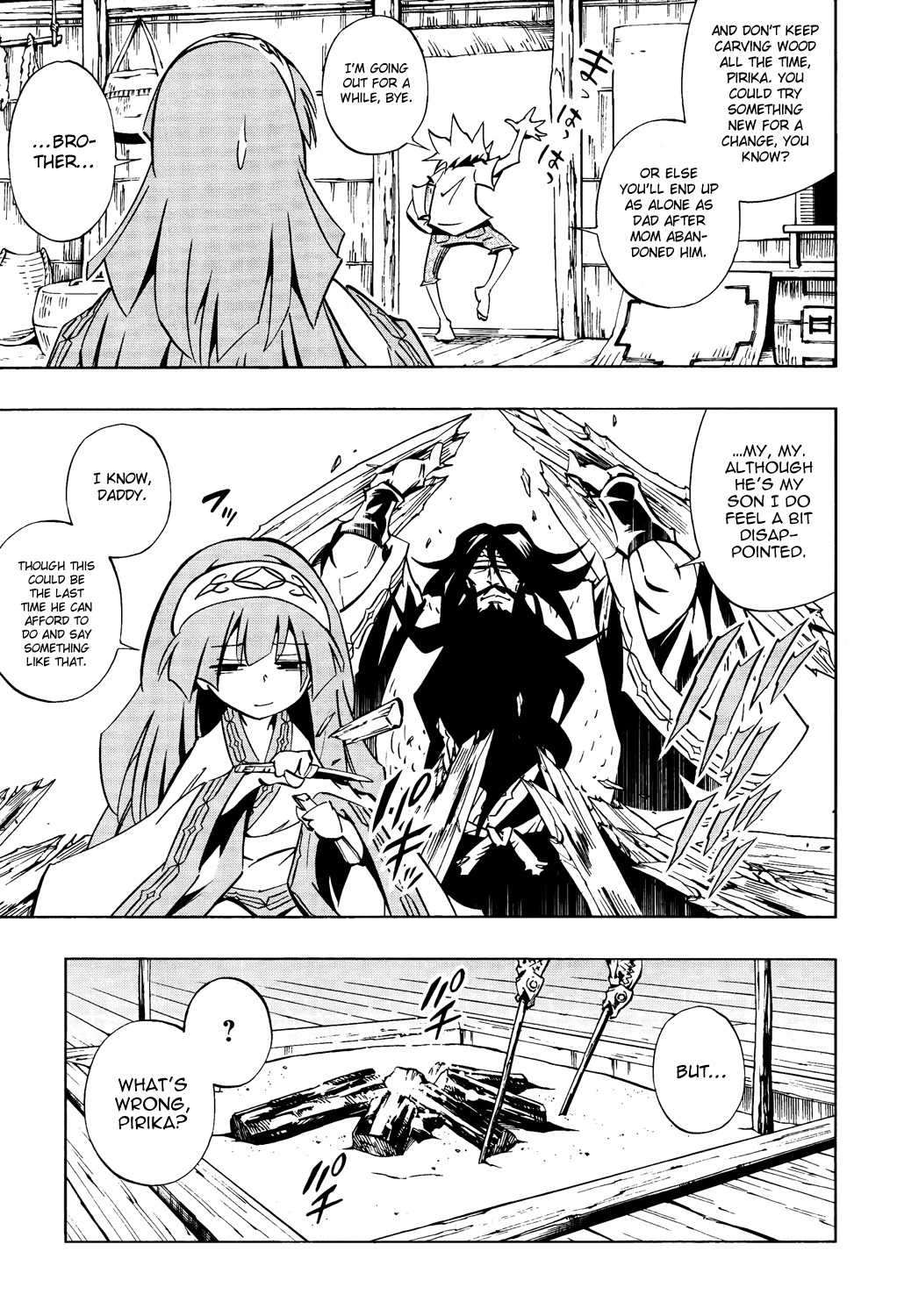 Shaman King 0 Chapter 3 page 11 - Chapter 3: Dresser with Wolves