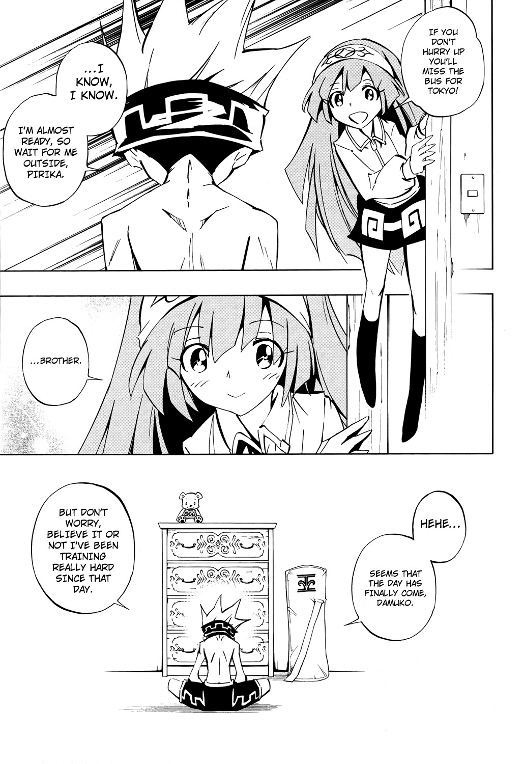 Shaman King 0 Chapter 3 page 41 - Chapter 3: Dresser with Wolves