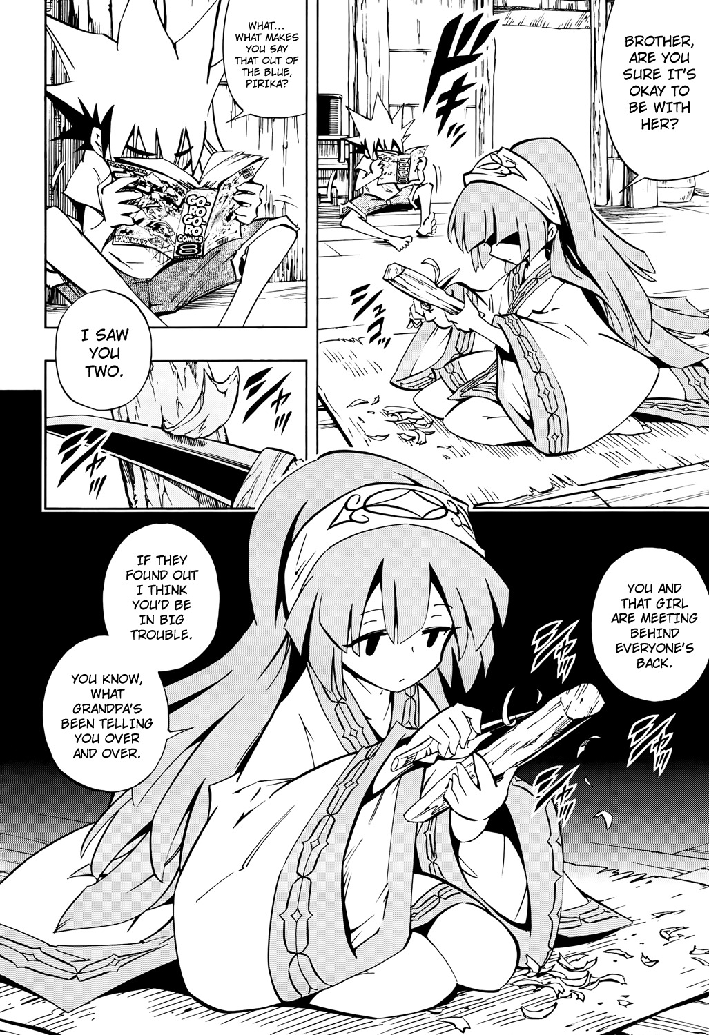 Shaman King 0 Chapter 3 page 8 - Chapter 3: Dresser with Wolves