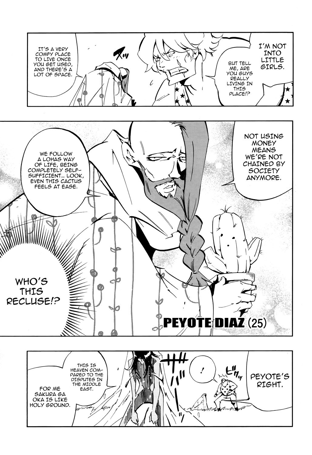 Shaman King 0 Chapter 5 page 12 - Chapter 5: Matagawa Under the Bridge & Gag of New York