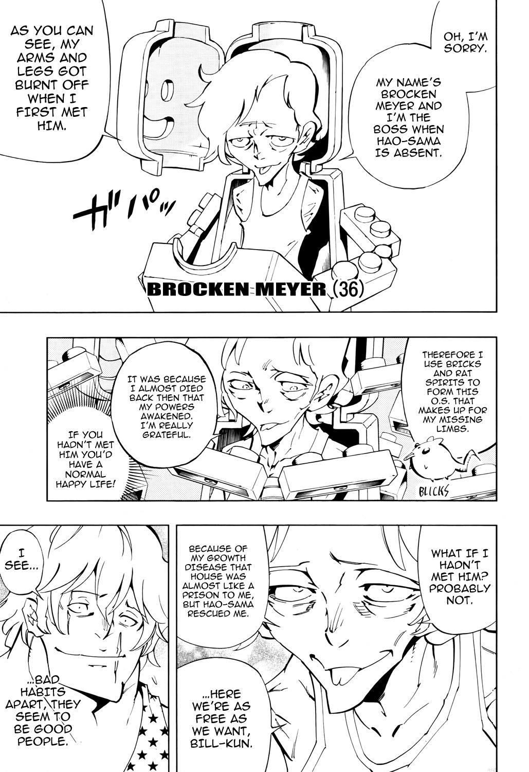 Shaman King 0 Chapter 5 page 14 - Chapter 5: Matagawa Under the Bridge & Gag of New York