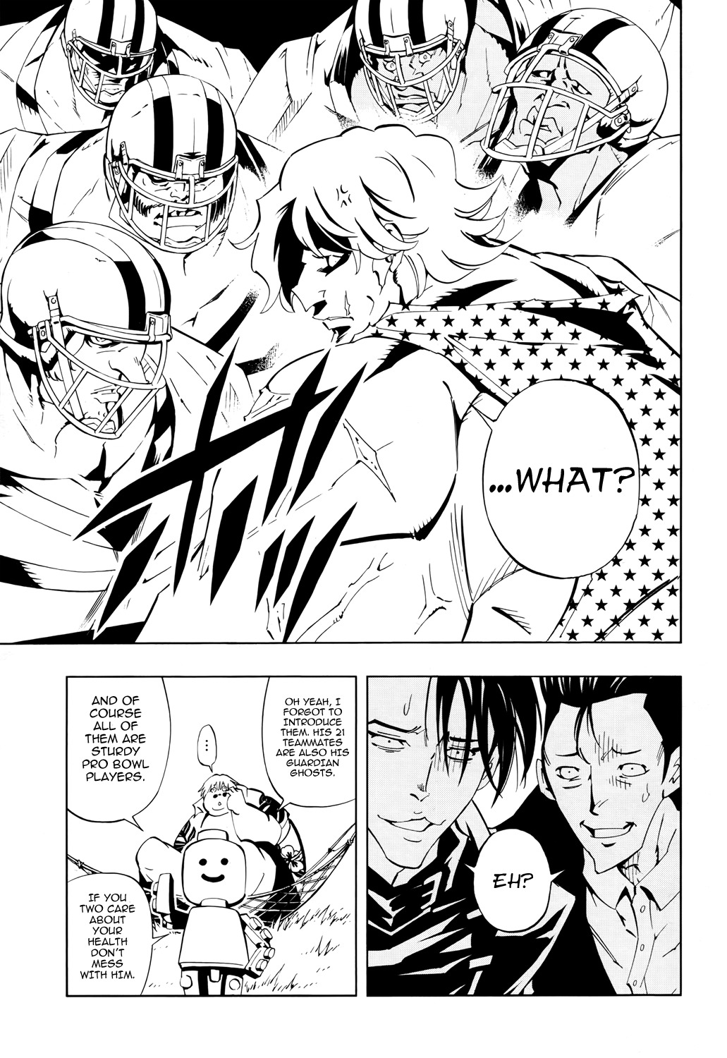 Shaman King 0 Chapter 5 page 16 - Chapter 5: Matagawa Under the Bridge & Gag of New York