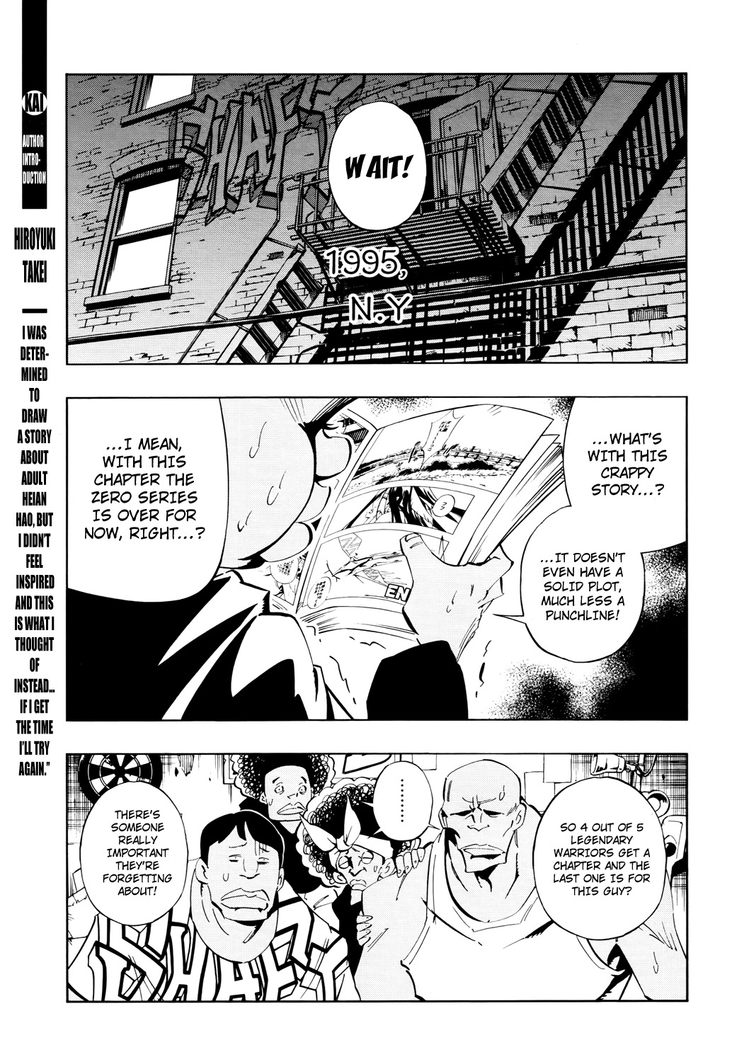 Shaman King 0 Chapter 5 page 18 - Chapter 5: Matagawa Under the Bridge & Gag of New York