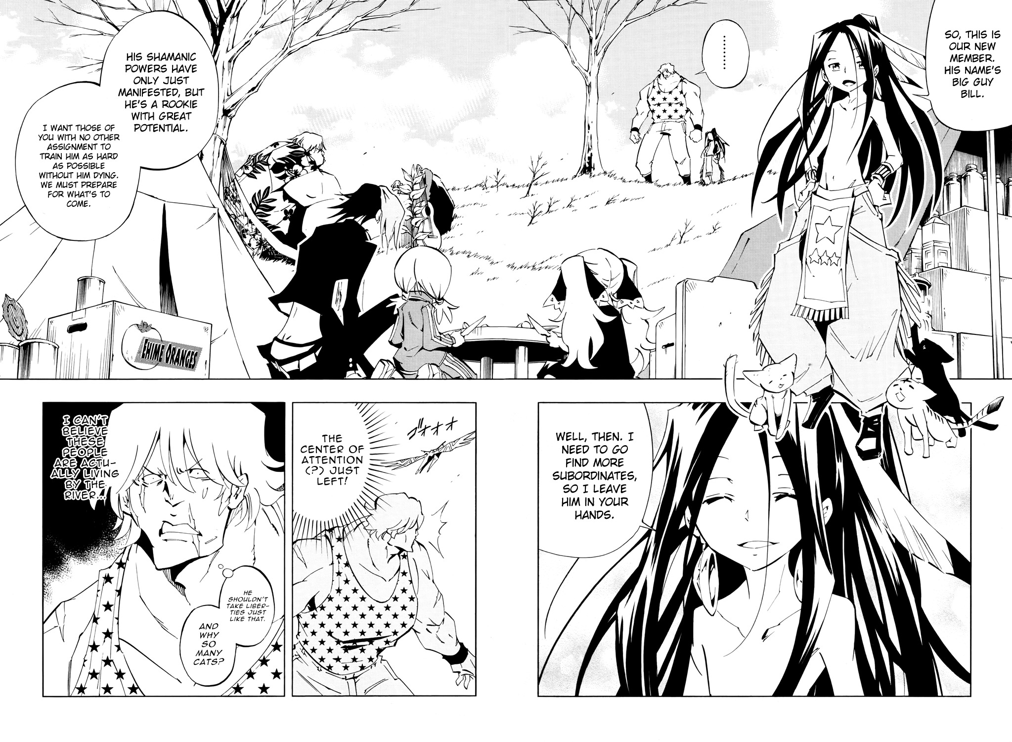 Shaman King 0 Chapter 5 page 6 - Chapter 5: Matagawa Under the Bridge & Gag of New York