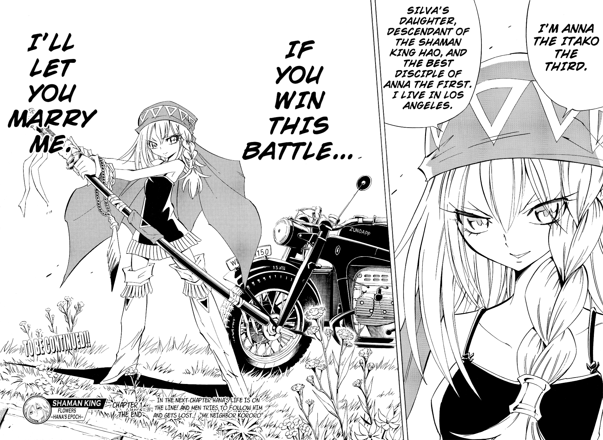 Shaman King: Flowers Chapter 0.1 page 43 - Chapter 0.1: Hana's Epoch