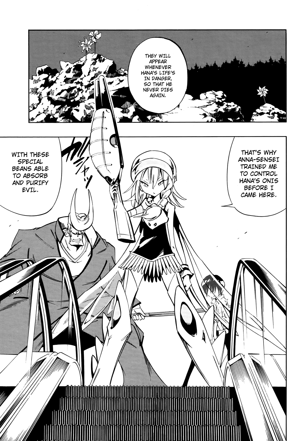 Shaman King: Flowers Chapter 11 page 10 - Chapter 11: Oni, Lying by the River
