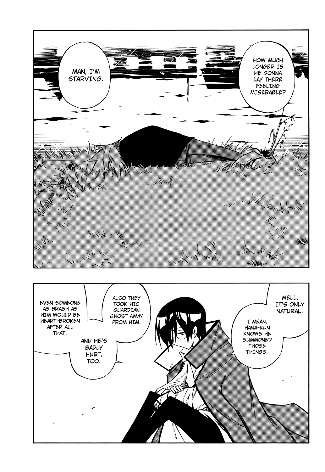 Shaman King: Flowers Chapter 11 page 21 - Chapter 11: Oni, Lying by the River
