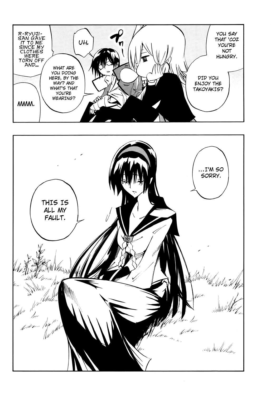 Shaman King: Flowers Chapter 11 page 22 - Chapter 11: Oni, Lying by the River