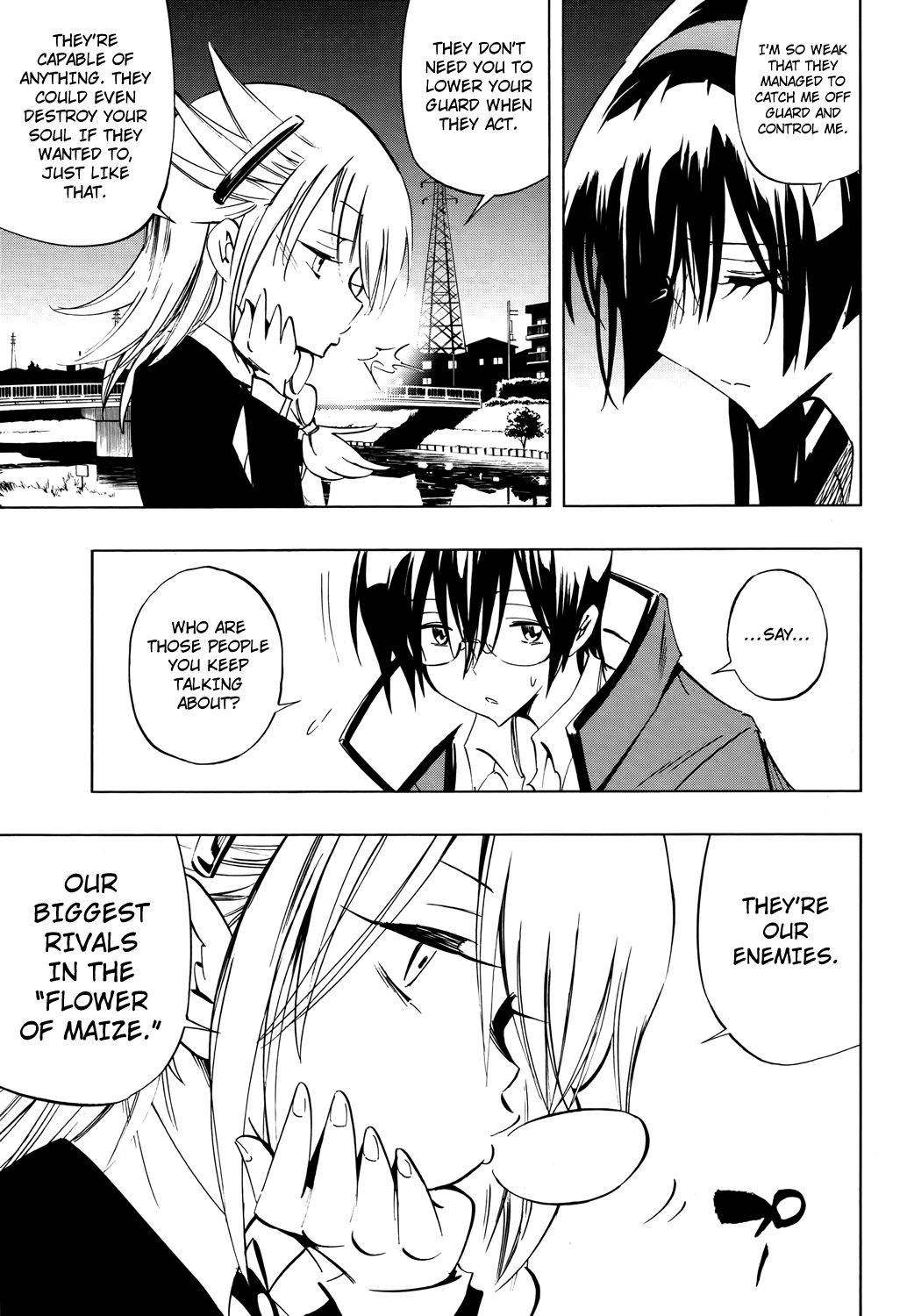 Shaman King: Flowers Chapter 11 page 23 - Chapter 11: Oni, Lying by the River