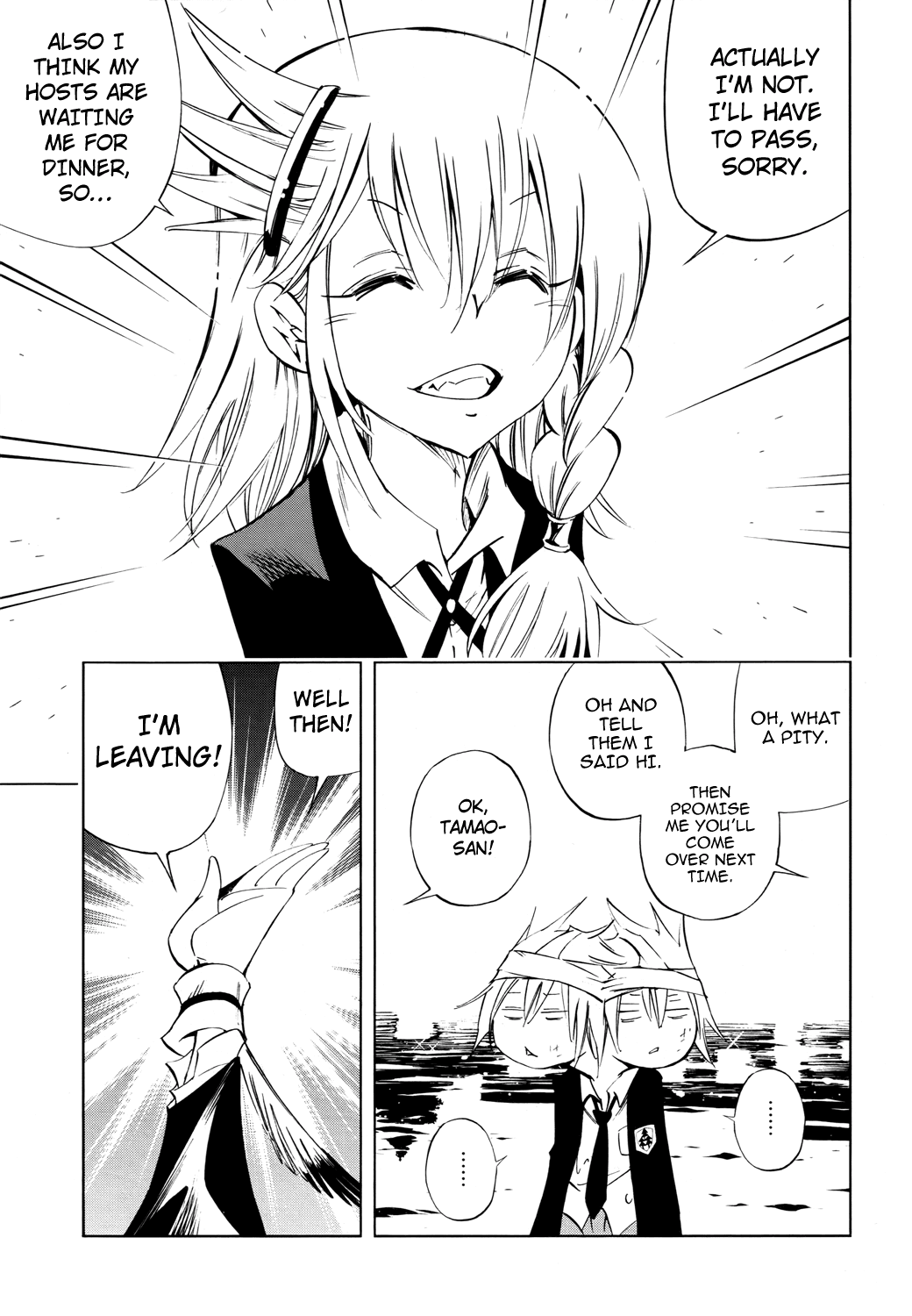 Shaman King: Flowers Chapter 11 page 36 - Chapter 11: Oni, Lying by the River