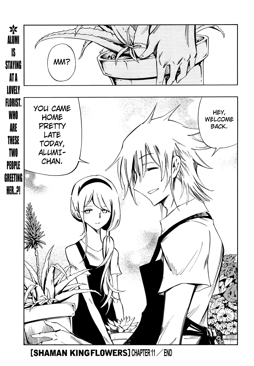 Shaman King: Flowers Chapter 11 page 42 - Chapter 11: Oni, Lying by the River