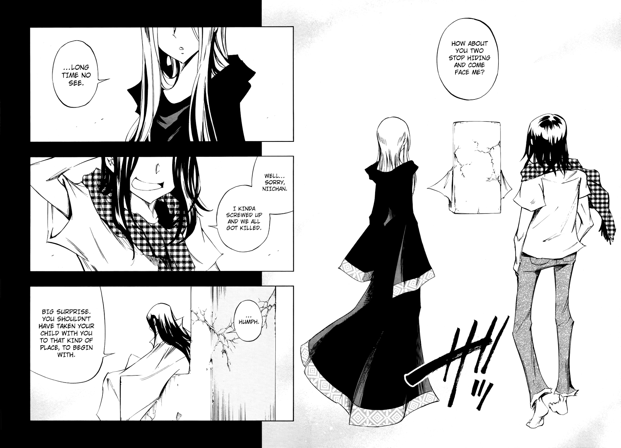 Shaman King: Flowers Chapter 11 page 6 - Chapter 11: Oni, Lying by the River