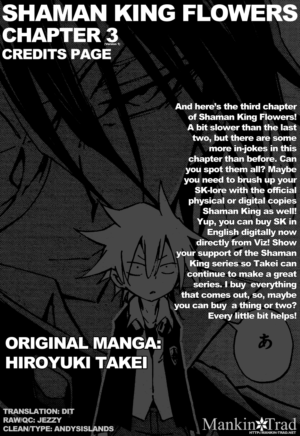Shaman King: Flowers Chapter 3 page 1 - Chapter 3: Withered?